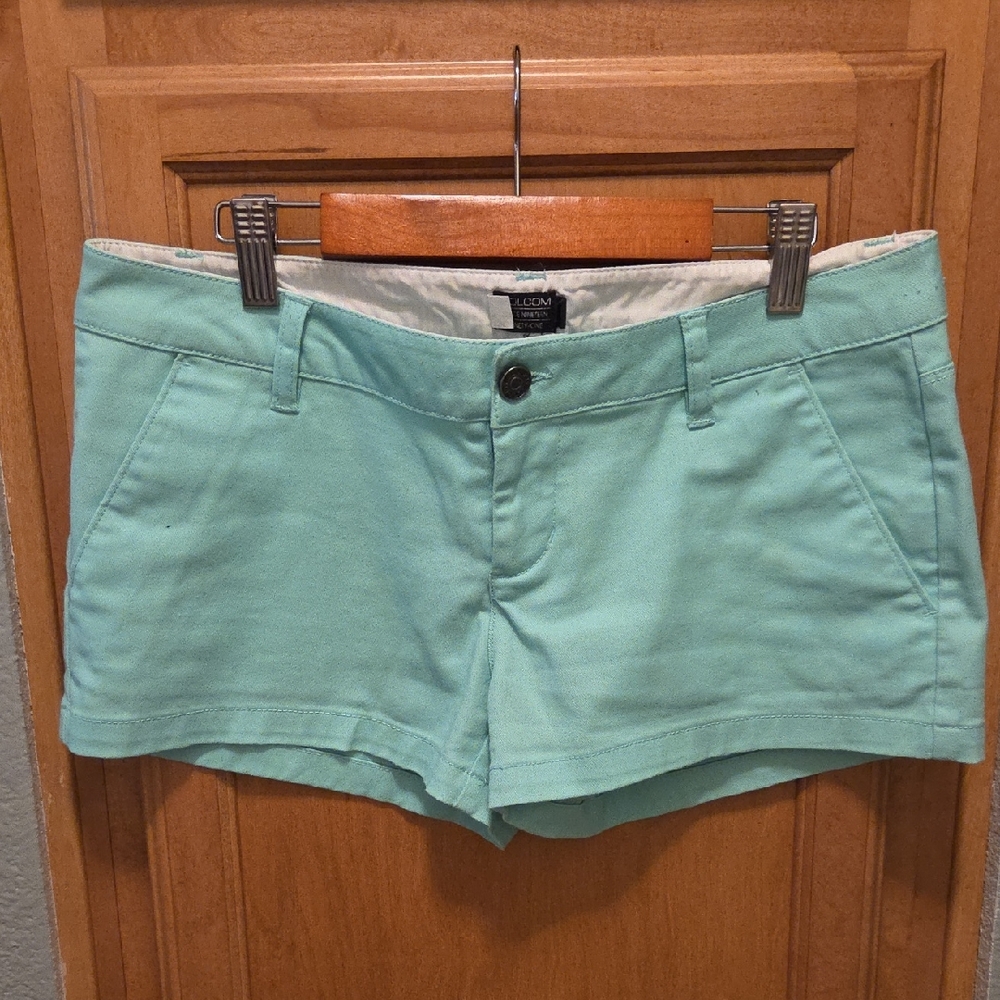 Volcom Mint Green Women's Bermudas
